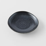 Darrahopens Furniture > Dining > Buffets & Sideboards Saucer Organic Shape 13.5cm Kanso Matte Black Glaze