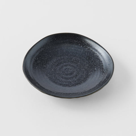 Darrahopens Furniture > Dining > Buffets & Sideboards Saucer Organic Shape 13.5cm Kanso Matte Black Glaze