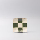 Darrahopens Furniture > Dining > Buffets & Sideboards Saucer Reeded Oribe 12cm Checkerboard Glaze