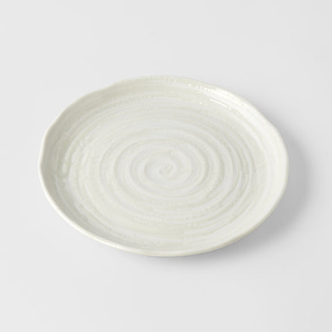 Darrahopens Furniture > Dining > Buffets & Sideboards Side Plate 21.5cm White Spiral Glaze