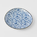 Darrahopens Furniture > Dining > Buffets & Sideboards Side Plate Organic 19cm Blue Daisy Glaze
