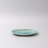 Darrahopens Furniture > Dining > Buffets & Sideboards Sushi Plate 21cm Crackle Turquoise Glaze