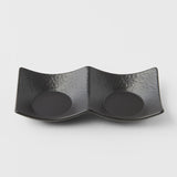 Darrahopens Furniture > Dining > Buffets & Sideboards Two Section Sauce Dish Matt Black Glaze