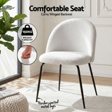 Darrahopens Furniture > Dining > Dining Set 1 Artiss Dining Table and 4 Chairs Set White Marble Style