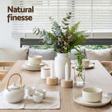 Darrahopens Furniture > Dining > Dining Set Artiss 3 Piece Dining Sets, 120cm Wooden Dining Table and 2 Upholstered Chairs Set, Space-Saving Modern Kitchen Dining Suite for Home Apartment (Oak)
