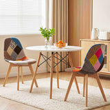 Darrahopens Furniture > Dining > Dining Set Artiss Dining Table and Chairs Set 3PCS Round 2 Seater Dining Set for Kitchen, Apartment, Dining Room White