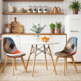 Darrahopens Furniture > Dining > Dining Set Artiss Dining Table and Chairs Set 3PCS Round 2 Seater Dining Set for Kitchen, Apartment, Dining Room White