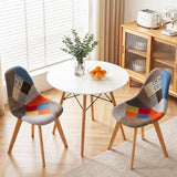 Darrahopens Furniture > Dining > Dining Set Artiss Dining Table and Chairs Set 3PCS Round 2 Seater Dining Set for Kitchen, Apartment, Dining Room White