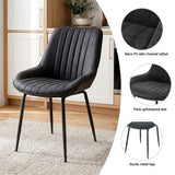 Darrahopens Furniture > Dining > Dining Set Artiss Dining Table and Chairs Set 5pcs Foldable Kitchen Furniture with 2 Drawers Black and White