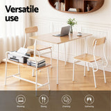 Darrahopens Furniture > Dining > Dining Set Artiss Dining Table and Chairs Set of 4 Bench Kitchen Furniture Natural and White