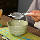 Darrahopens Furniture > Dining > Dining Set Black Complete Matcha Tea Ceremony Set - 4-Piece Japanese Traditional Whisk, Bowl, Whisk Holder & Scoop for Authentic Preparation at Home