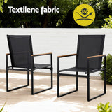 Darrahopens Furniture > Dining > Dining Set Gardeon 5PCS Outdoor Dining Set Table and Chairs Patio Garden Furniture Bistro Set