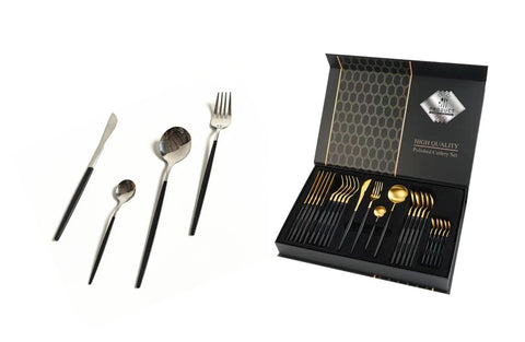 Darrahopens Furniture > Dining > Dining Set Keily Deluxe Cutlery Set - Gold