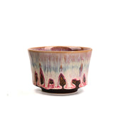 Darrahopens Furniture > Dining > Dining Set Pink 225ml Ceramic Kiln Glazed Coffee Latte Art Cup - Retro Style Matcha Bowl