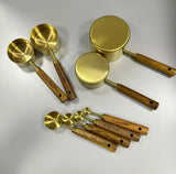 Darrahopens Furniture > Dining > Dining Set Stainless Steel Measuring Cups and Spoons Set, Cooper Finish, 8-Piece for Baking and Cooking In Australia - Darrahopens