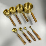 Darrahopens Furniture > Dining > Dining Set Stainless Steel Measuring Cups and Spoons Set, Cooper Finish, 8-Piece for Baking and Cooking In Australia - Darrahopens
