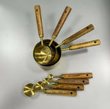 Darrahopens Furniture > Dining > Dining Set Stainless Steel Measuring Cups and Spoons Set, Cooper Finish, 8-Piece for Baking and Cooking In Australia - Darrahopens