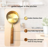 Darrahopens Furniture > Dining > Dining Set Stainless Steel Measuring Cups and Spoons Set, Cooper Finish, 8-Piece for Baking and Cooking In Australia - Darrahopens
