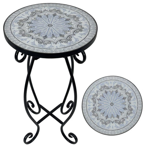 Darrahopens Furniture > Dining > Dining Tables Bella Mosaic Side Table 50cm
