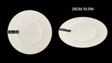 Darrahopens Furniture > Dining > Dining Tables bulk 24 Round Dinner Plate White 26cm