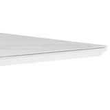 Darrahopens Furniture > Dining > Dining Tables Dining Table Ceramic Table Top MDF Stainless Steel feet