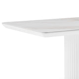 Darrahopens Furniture > Dining > Dining Tables Dining Table Ceramic Table Top MDF Stainless Steel feet