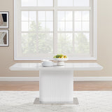 Darrahopens Furniture > Dining > Dining Tables Dining Table Ceramic Table Top MDF Stainless Steel feet