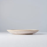 Darrahopens Furniture > Dining > Dining Tables Dinner Plate 24cm White Fade Glaze
