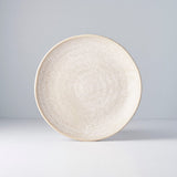 Darrahopens Furniture > Dining > Dining Tables Dinner Plate 24cm White Fade Glaze