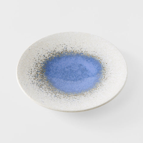 Darrahopens Furniture > Dining > Dining Tables Dinner Plate 25.5cm Bright Blue Puddle Glaze