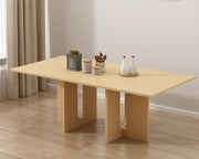 Darrahopens Furniture > Dining > Dining Tables Oak Melamine Dining Table 6 Seater