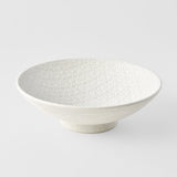 Darrahopens Furniture > Dining > Dining Tables Ramen Bowl 24.5cm White Star Glaze
