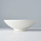 Darrahopens Furniture > Dining > Dining Tables Ramen Bowl 24.5cm White Star Glaze