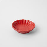 Darrahopens Furniture > Dining > Dining Tables Sauce Dish 7.5cm Chrysanthemum Round Scarlet Glaze