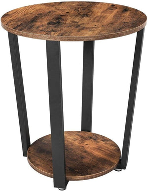 Darrahopens Furniture > Dining Industrial Iron Frame Round Coffee Table
