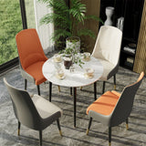 Darrahopens Furniture > Dining > Kitchen & Dining Chairs 2X Dining Chair Anti-scratch Leather Padded Seat Kitchen Chair