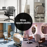 Darrahopens Furniture > Dining > Kitchen & Dining Chairs 3Pcs Salon Chair Cover, PVC Clear Chair Back Covers, Waterproof Salon Chair Covers Protectors, Soft Salon Chair Back Cover, Fits Most Standard Salon Chairs Office Chairs, 20"x 15.7"x 4.7" - Black - Size 20in