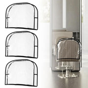 Darrahopens Furniture > Dining > Kitchen & Dining Chairs 3Pcs Salon Chair Cover, PVC Clear Chair Back Covers, Waterproof Salon Chair Covers Protectors, Soft Salon Chair Back Cover, Fits Most Standard Salon Chairs Office Chairs, 20"x 15.7"x 4.7" - Black - Size 20in