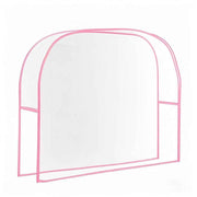 3Pcs Salon Chair Cover, PVC Clear Chair Back Covers, Waterproof Salon Chair Covers Protectors, Soft Salon Chair Back Cover, Fits Most Standard Salon Chairs Office Chairs, 20"x 15.7"x 4.7" - Pink - Size 20in