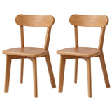 Darrahopens Furniture > Dining > Kitchen & Dining Chairs Artiss 2x Dining Chairs Wooden Kitchen Accent Chair Cafe Lounge Rubber Wood