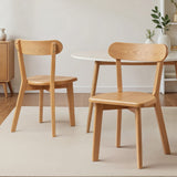 Darrahopens Furniture > Dining > Kitchen & Dining Chairs Artiss 2x Dining Chairs Wooden Kitchen Accent Chair Cafe Lounge Rubber Wood