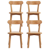 Darrahopens Furniture > Dining > Kitchen & Dining Chairs Artiss 4x Dining Chairs Wooden Kitchen Accent Chair Cafe Lounge Rubber Wood