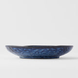 Darrahopens Furniture > Dining > Kitchen & Dining Chairs Dinner Plate Organic Shape 23cm Kanso Indigo Blue Glaze