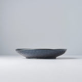 Darrahopens Furniture > Dining > Kitchen & Dining Chairs Dinner Plate Organic Shape 23cm Kanso Matt Black Glaze