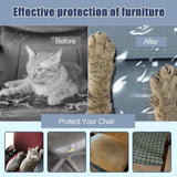 Darrahopens Furniture > Dining > Kitchen & Dining Chairs Elastic PVC Dining Chair Cushion Cover Universal Seat Protector with Backrest