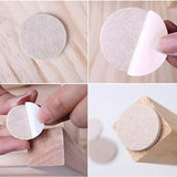 Darrahopens Furniture > Dining > Kitchen & Dining Chairs Felt Pad Furniture Floor Protector Pads Self Adhesive Round Heavy Duty - 50PCS
