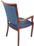 Darrahopens Furniture > Dining > Kitchen & Dining Chairs Harvey Dining Chair Stackable w Faux Leather Seat 95cm