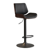 Darrahopens Furniture > Dining > Kitchen & Dining Chairs SERENITà European Wooden Modern Bar Stools Bistro Stool with Rotating and Aerodynamic Multi-levelled