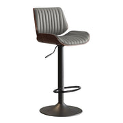 Darrahopens Furniture > Dining > Kitchen & Dining Chairs SERENITà European Wooden Modern Bar Stools Bistro Stool with Rotating and Aerodynamic Multi-levelled