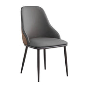 Darrahopens Furniture > Dining > Kitchen & Dining Chairs VELLUTO Dining Chair Modern upholstered Leather Kitchen Chairs with armrests Bathtub Chair Leisure Lounge Chair Living Room Bedroom Home Set of 2